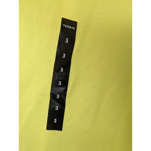 Torrid Classic Fit Yellow Everyday Tank Top Basics Layering Piece Womens Size 3X - Picture 4 of 9